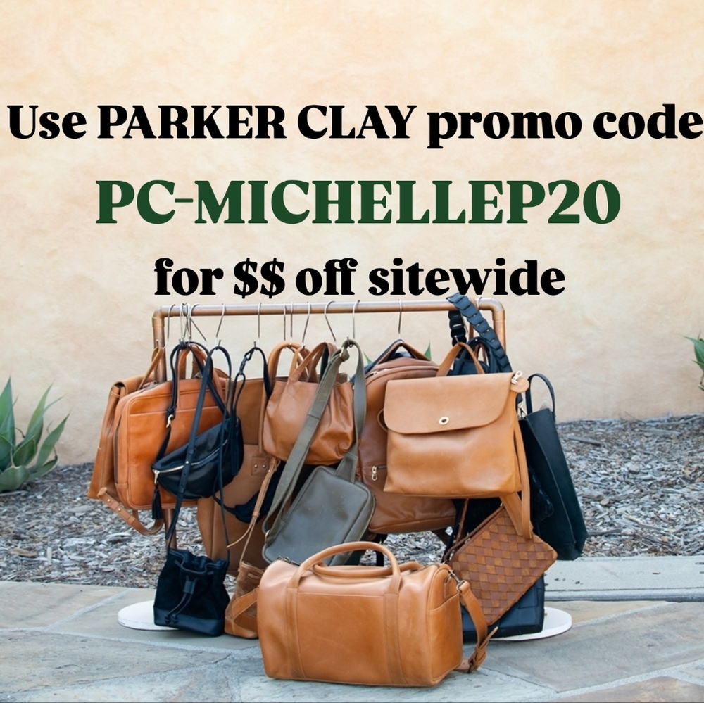 🆕 PARKER CLAY LEATHER BAG DISCOUNT CODE